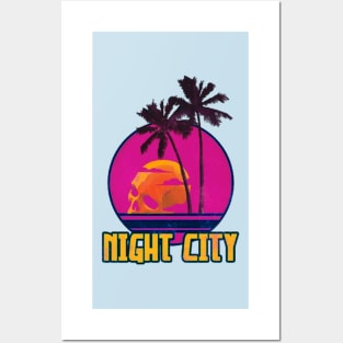 night city Posters and Art